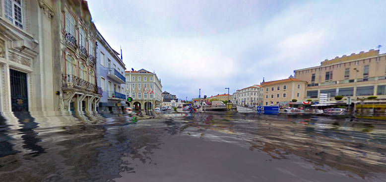 Aveiro debaixo de água